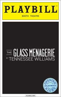 The Glass Menagerie Official Opening Night Playbill (2013) 